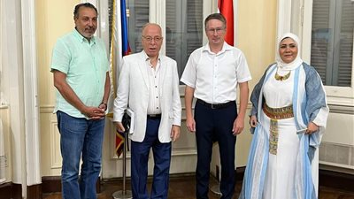 وزير الثقافة الأسبق يشارك في افتتاح الموسم الثقافي للبيت الروسي بالقاهرة (صور)