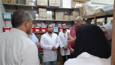 رئيس الفرع يفاجئ التأمين الصحى بأبو كبير والحسينية 