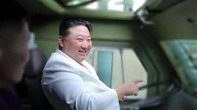 أول ظهور لزعيم كوريا الشمالية في روسيا (فيديو)