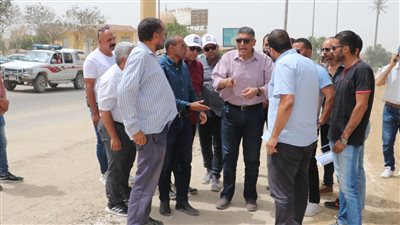 رئيس جهاز أكتوبر يتفقد مشروعات التوسعات الشرقية والحي المتميز والحزام الأخضر