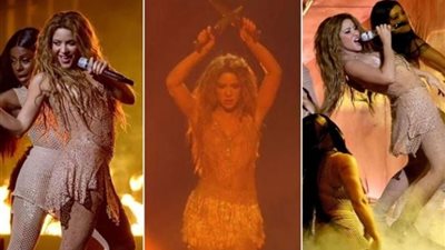 شاكيرا ترقص شرقي بالسكاكين (فيديو وصور)