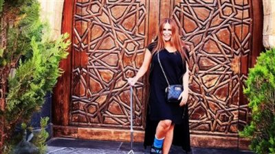 ما يقع إلا الشاطر، إصابة دنيا عبد العزيز في قدمها 