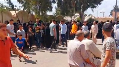 قرية السجاعية بالغربية تتشح بالسواد في انتظار جثمان ضحية إعصار دانيال (صور) 