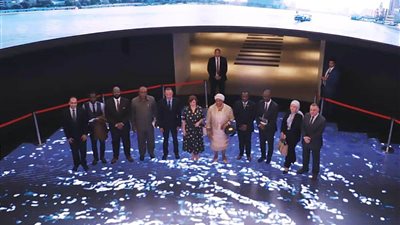 رئيسة مجلس الشيوخ بدولة غينيا الاستوائية تزور المتحف القومي للحضارة