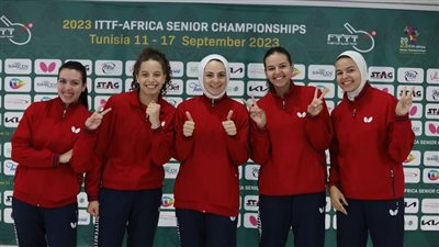 أشرف صبحي يهنئ سيدات تنس الطاولة بالفوز ببطولة أفريقيا والتأهل لأولمبياد باريس