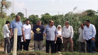 رئيس مياه القناة يتفقد خزان السماكين في الإسماعيلية (صور) 