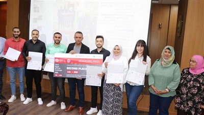 فوز فريق بكلية الهندسة جامعة المنصورة بالمركز الأول على مستوى الشرق الأوسط وتركيا وأفريقيا بمسابقة Dell Technologies-2023