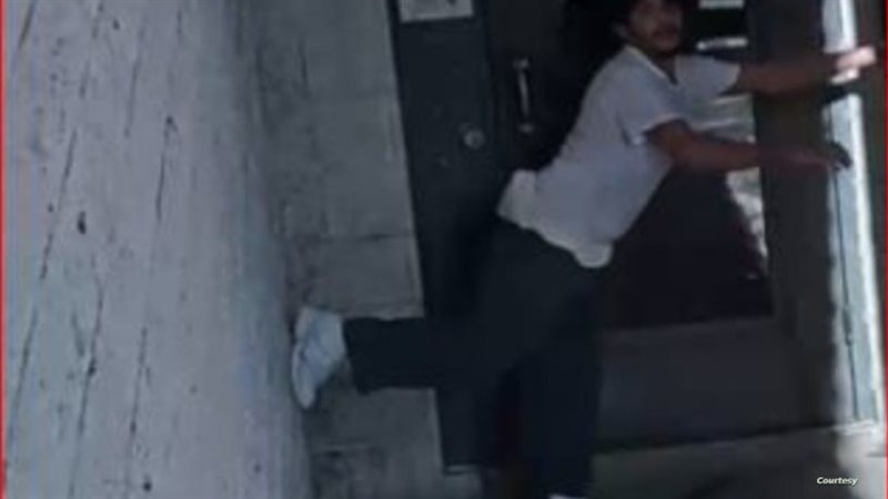 لحظة هروب مجرم خطير
