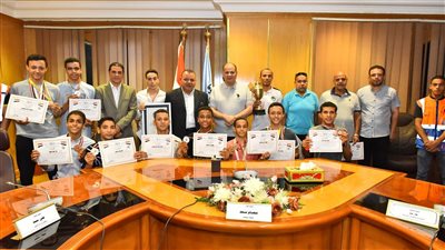 محافظ أسيوط يكرم لاعبي المشروع القومي للموهبة 