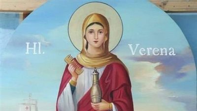 تزامنا مع احتفالات الكنيسة، القديسة فيرينا معلمة النظافة، والبابا شنودة يتسلم جزء من رفاتها