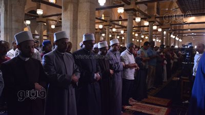 أداء صلاة الغائب بالجامع الأزهر على أرواح ضحايا زلزال المغرب وعاصفة ليبيا (فيديو وصور)