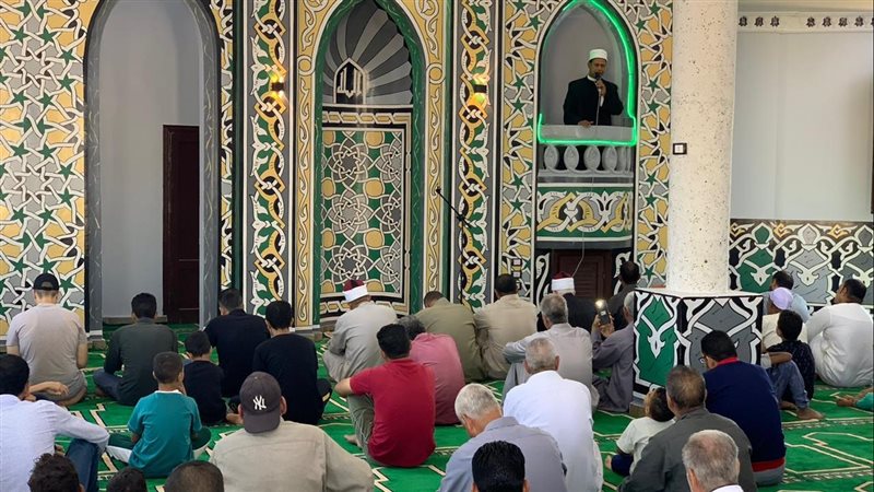 جانب من افتتاح المسجد،