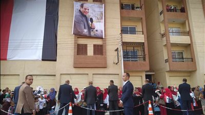 أهالي قرية سدس الأمراء يستعدون لاستقبال السيسي (صور)