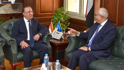 محافظ الإسكندرية يستقبل وزير التربية والتعليم 