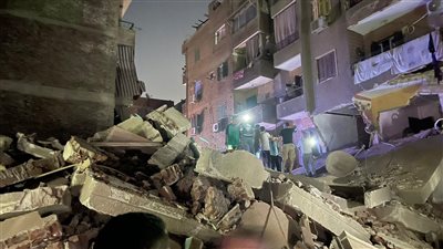 تفاصيل معاينة عقار العمرانية المنهار 