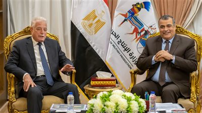 وزير الإنتاج الحربي يستقبل محافظ جنوب سيناء لبحث سبل تعزيز التعاون المشترك