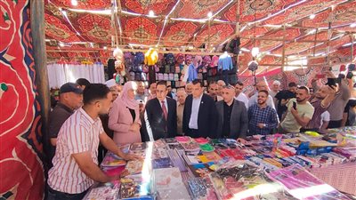 محافظ شمال سيناء يفتتح معرض أهلا مدارس في مدينة العريش (صور)