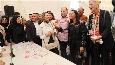 مايا مرسي تتفقد أنشطة القومي للمرأة فى محافظة أسيوط (صور)