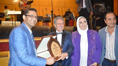 نقابة الصحفيين تكرم وزيرة التضامن الاجتماعي والمايسترو سليم سحاب (صور)