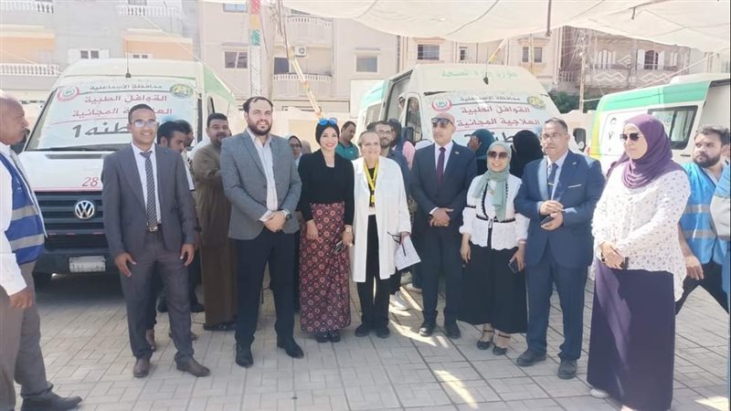 جانب من تفقد القافلة،