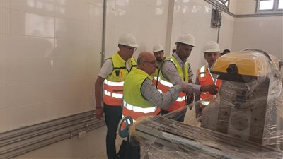 وفد الوكالة الأمريكية للتنمية يتابع أعمال مشروع محطة مياه الهنادي جنوب الأقصر