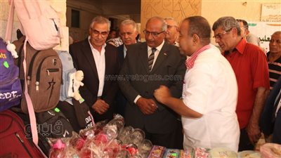 وكيل تعليم بني سويف يفتتح معرض أهلًا مدرستي بالواسطى