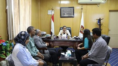 نائب محافظ الوادي الجديد تبحث موقف مشروعات التعاون مع منظمة الجنوب والجنوب الإيطالية 