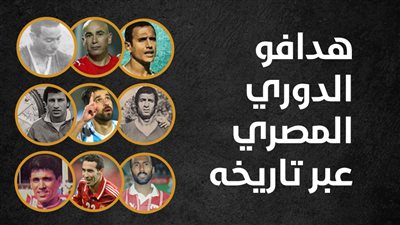 هدافو الدوري المصري عبر تاريخه (إنفوجراف)