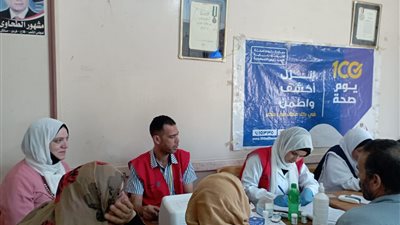 تنفيذ 100 يوم صحة وإزالة الإعلانات بالحسينية شرقية 