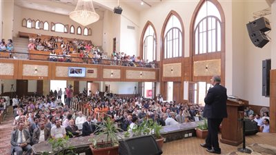 رئيس الإنجيلية يشارك في احتفالية لجنة التربية بكنيسة ملوي
