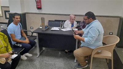 الإدارة الصحية بالعبور توفر فريقا طبيا بالمركز التكنولوجي لخدمة المواطنين