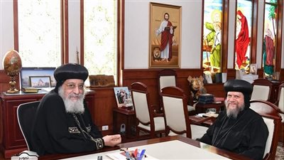 البابا تواضروس يتلقى تقريرا عن الخدمة في إيبارشية لوس أنجلوس