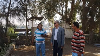 رئيس مركز ابوالنمرس يتفقد محور حسب الله الكفراوى بطموه (صور)