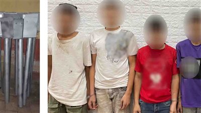  ضبط 5 أشخاص بتهمة سرقة أعمدة حديدية من الطريق العام في القاهرة 