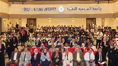 رئيس جامعة المنوفية يشهد فعاليات اليوم التعريفى لبرنامج الصيدلة الإكلينيكة 