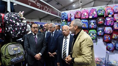 محافظ الجيزة يفتتح معرض أهلا مدارس بالعمرانية وإمبابة اليوم 
