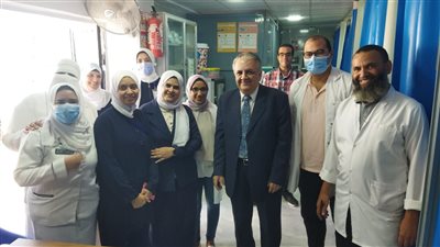 وكيل صحة الدقهلية يتفقد مستشفى صدر دكرنس 