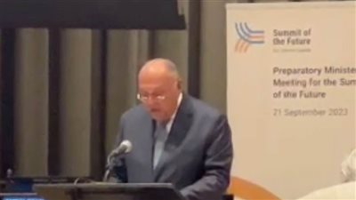 وزير الخارجية: مصر تتطلع لإرساء قمة المستقبل نظاما دوليا مُنصفا وعادلا 