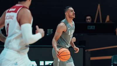 كأس العالم للأندية، انتهاء الفترة الأولى من مباراة سلة الأهلي أمام فرانكا البرازيلي