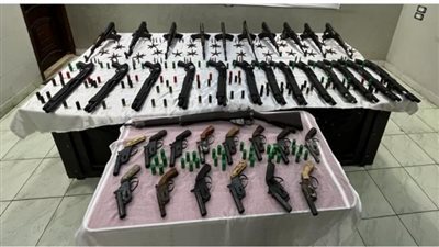 ضبط 84 قطعة سلاح نارى و22 قضية مخدرات فى 4 محافظات 