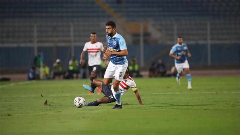 مباراة الزمالك وبيراميدز،