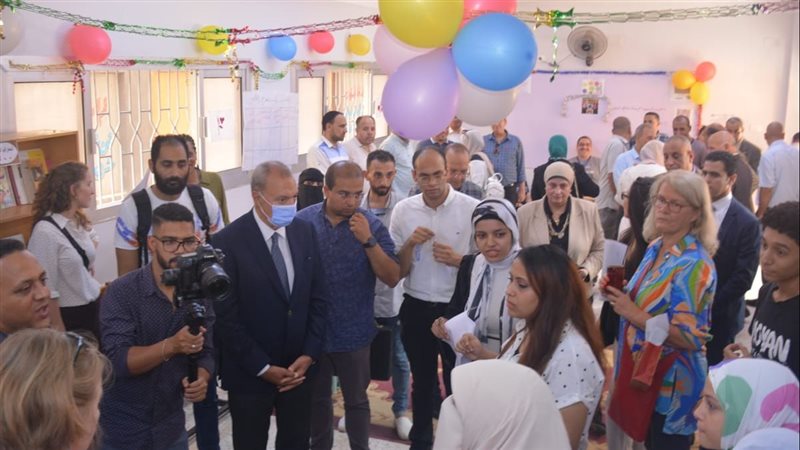 محافظ القليوبية خلال