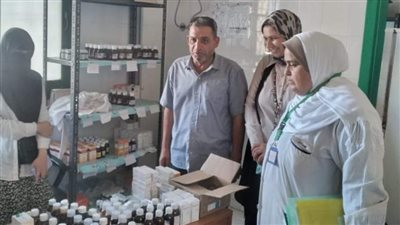 وحدة السكان بالبحيرة تنفذ قافلة سكانية بقرية النخلة بمركز أبوحمص (صور)