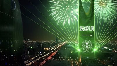 احتفالات كبيرة في السعودية باليوم الوطني للمملكة 