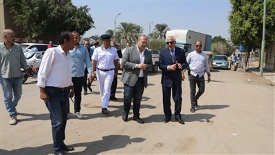 محافظ الجيزة يتابع إنشاء عدد من المحاور المرورية (صور)