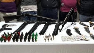 ضبط تشكيل عصابى للإتجار بالأسلحة النارية في دمياط 