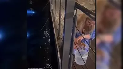 سيدة تطلب سلطعون حي داخل مطعم وتفاجئ العاملين بسلوك غريب 