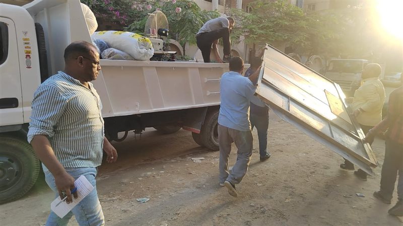 حملة إشغالات بالجيزة؛
