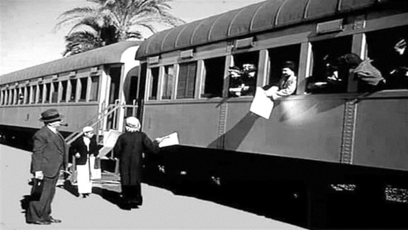 صورة للسكك الحديدية