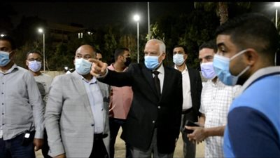 محافظ الجيزة يتابع مشروعات الرصف في العمرانية |صور